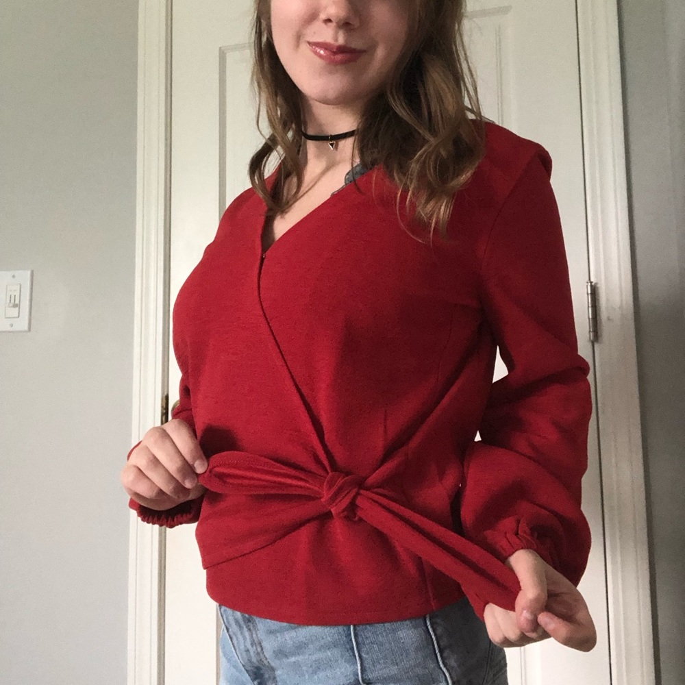 NWT Madewell Side Tie Top - Picture 3 of 6